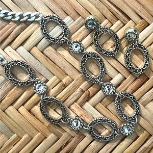 Neckless and earrings